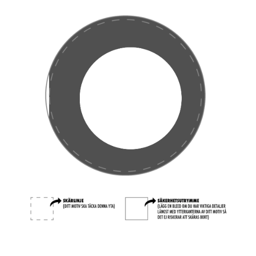 Vinylstickers (svart/vit)