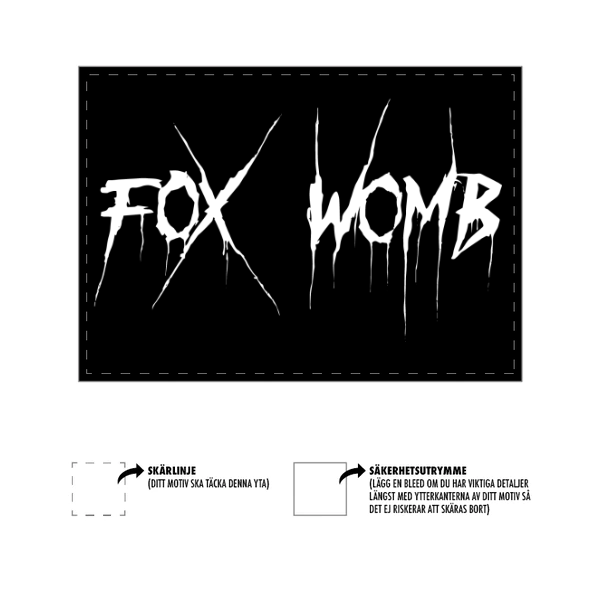 Vinylstickers (svart/vit)