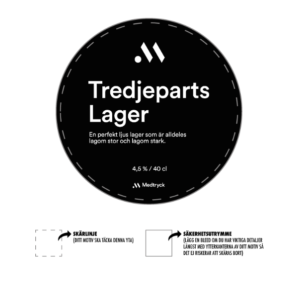 Vinylstickers (svart/vit)