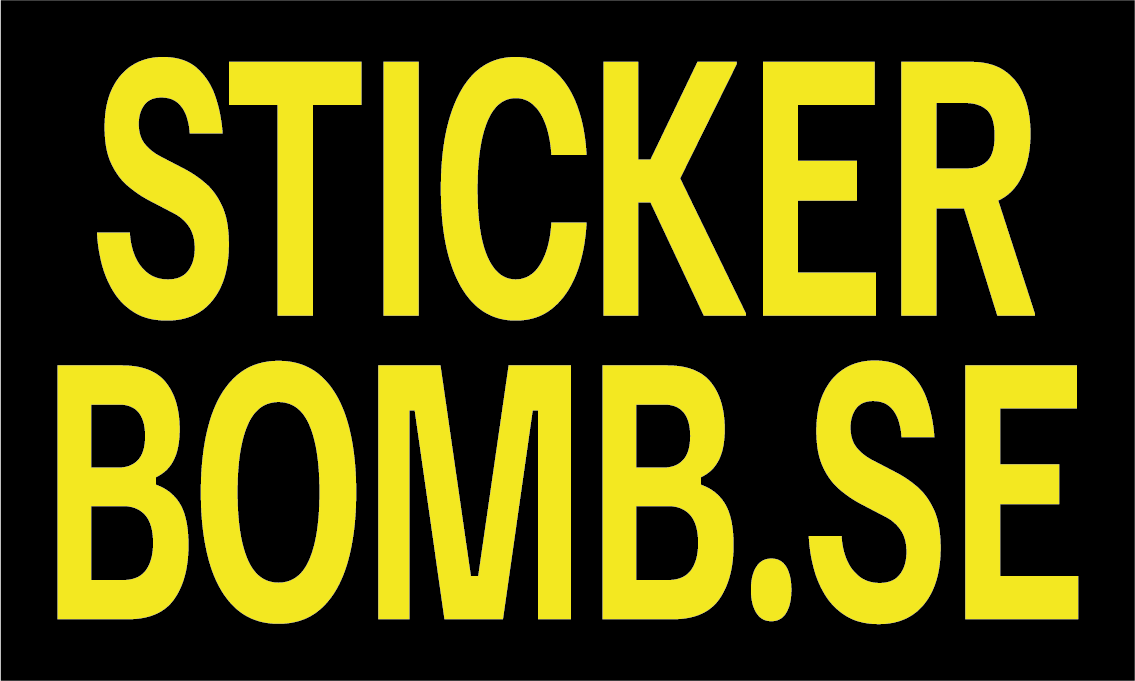 Rektangulär Sticker – 10 x 6 cm