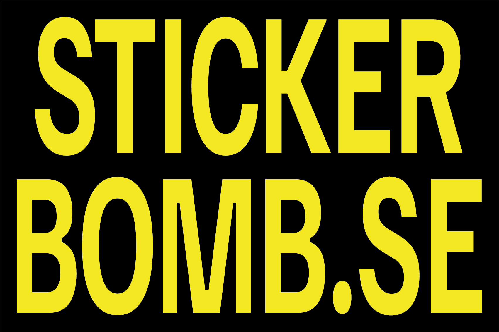 Rektangulär Sticker – 15 x 10 cm