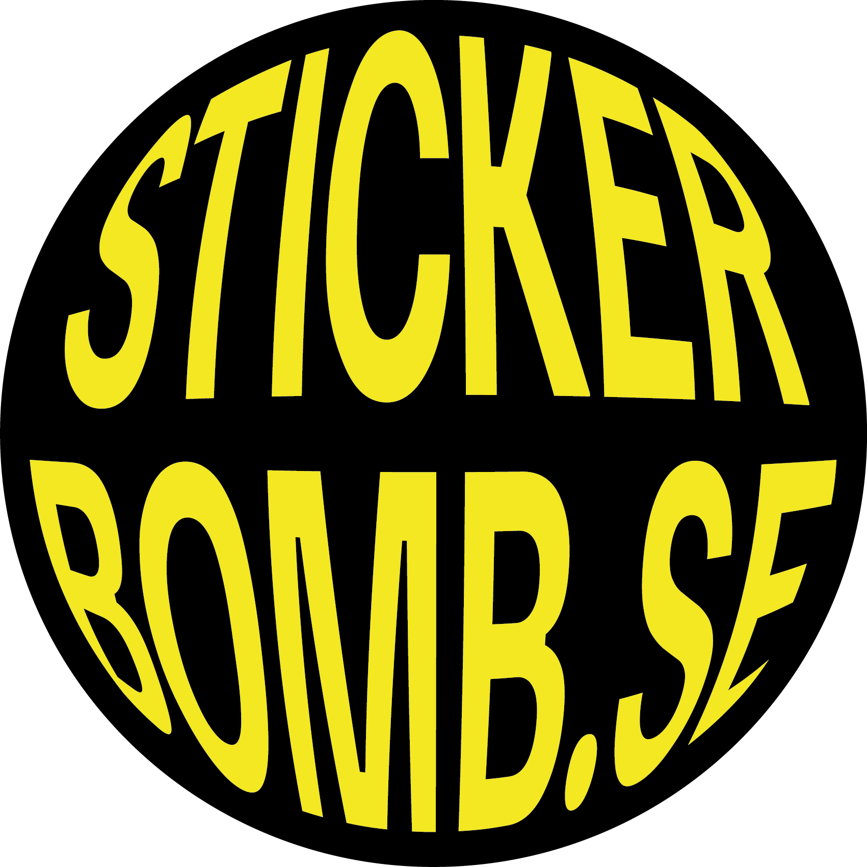 Rund Sticker – 15 x 15 cm