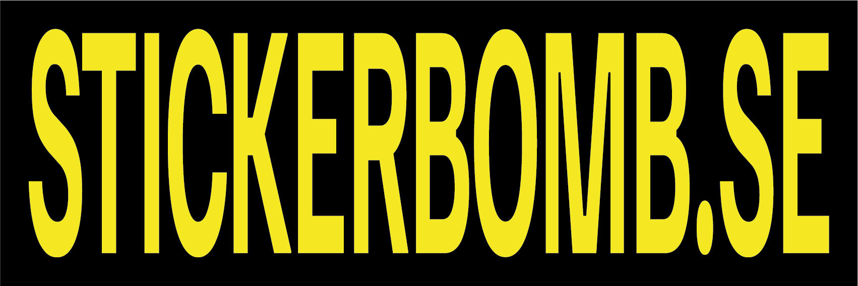 Rektangulär Sticker – 15 x 5 cm