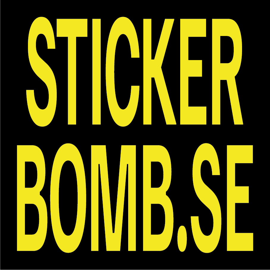 Kvadratisk Sticker – 8 x 8 cm