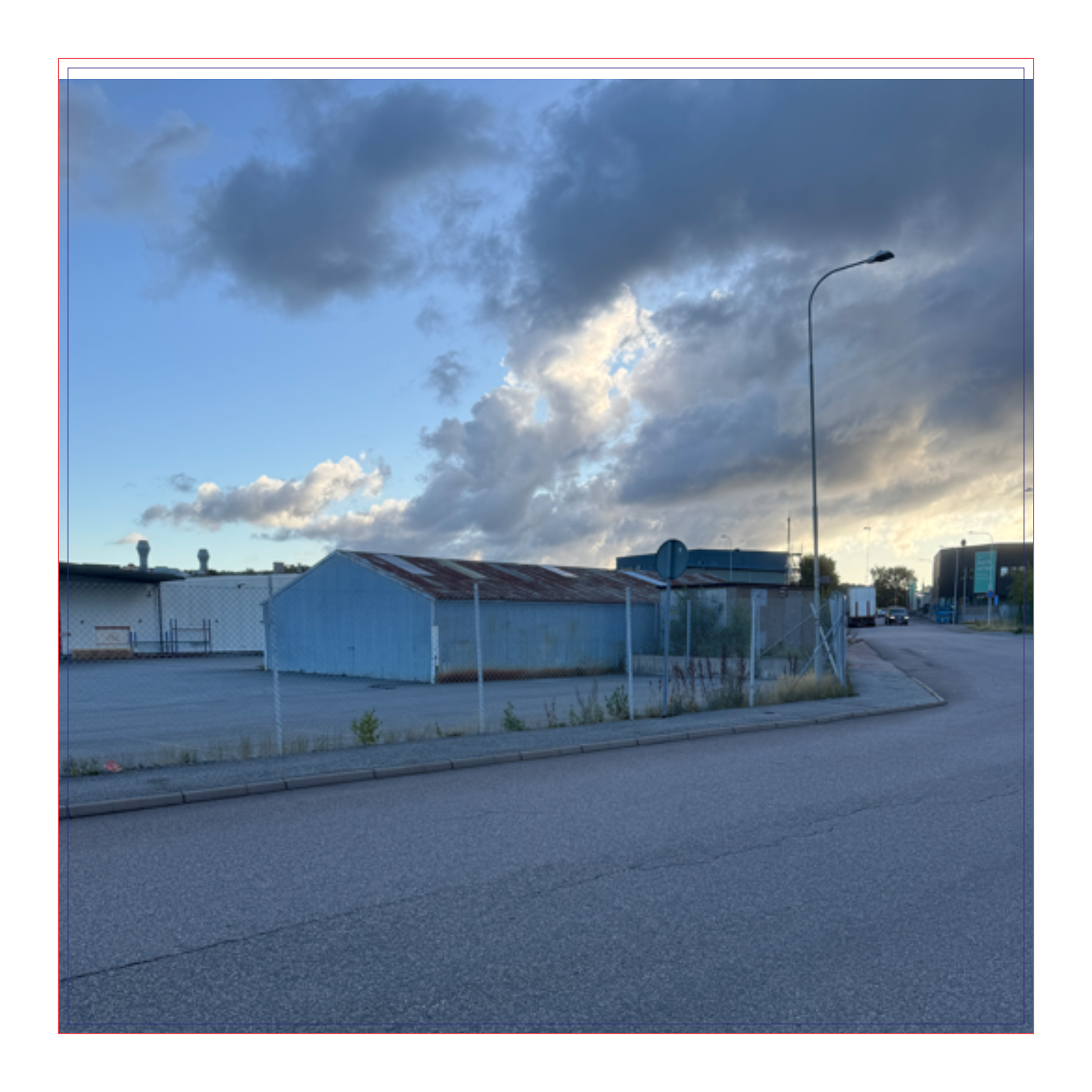 Kvadratisk Sticker – 5 x 5 cm