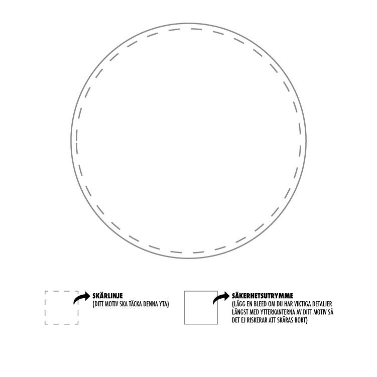 Vinylstickers (svart/vit)